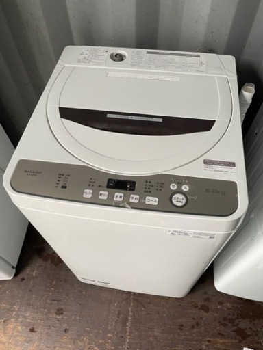 No.1514 SHARP 6kg洗濯機　2020年製　近隣配送無料