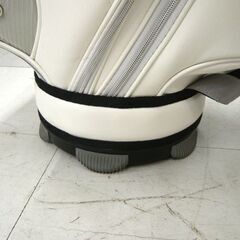 J.LINDEBERG キャディバッグ ホワイト 6分割  J.リンドバーグ ゴルフ 苫小牧西店