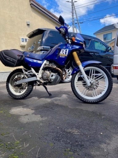 (受け渡し者決定しました)実動オンオフ両用HONDA AX-1 パニヤケース付き! - 車のパーツ