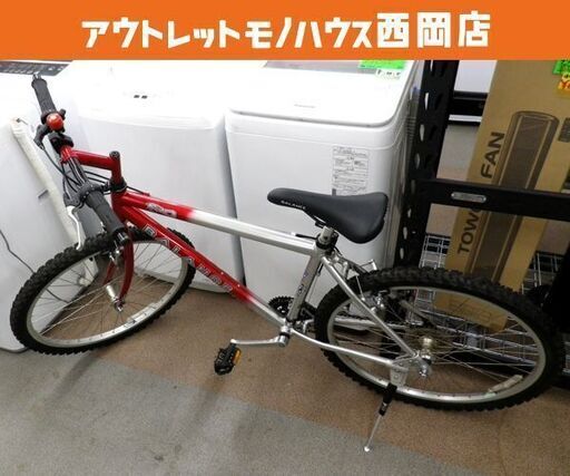 BALANCE 26インチ マウンテンバイク 3×7段 SHIMANO21段変速 レッド×ホワイト MTB 自転車 札幌市 西岡店