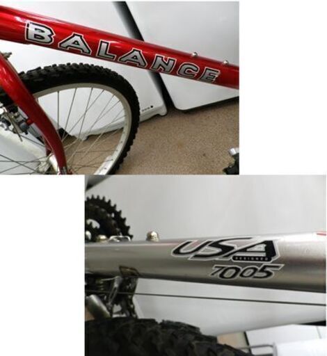 BALANCE 26インチ マウンテンバイク 3×7段 SHIMANO21段変速 レッド