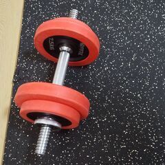 ホームジムセット140kg売ります。値段相談可能！【ゴムマット付き】