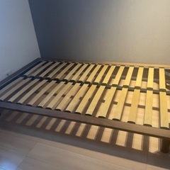 無印良品　セミダブル　木製ベッドフレーム