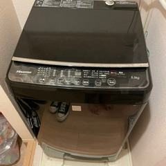 【ネット決済】洗濯機　HW-G55E4KK 2016製
