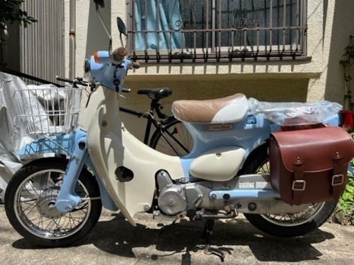 【美品】　アップライトベース　ケース付き ホンダ リトルカブ バイスブルー お助け下さい ホンダ リトルカブ