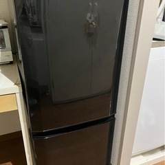 冷蔵庫　MR-P15A-B 三菱ノンフロン冷凍冷蔵庫