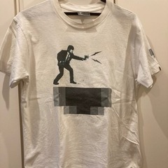 エイプ　白プリントTシャツ値下げ