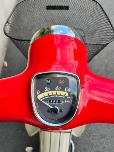 リトルカブ 赤 ホンダ 純正バスケット付 実働車 オイルプラグバッテリー交換済 リトルカブ 赤 ホンダ 純正バスケット付 実働車 オイルプラグ