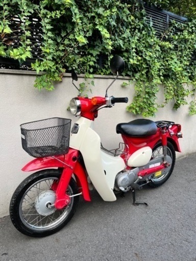リトルカブ 赤 ホンダ 純正バスケット付 実働車 オイルプラグ