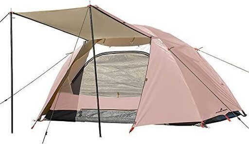 【値下げ】【未使用】ソロ用テント　PYKES PEAK SOLO DOME テント 2021モデル アプリコットベージュ【スチールポール付き】