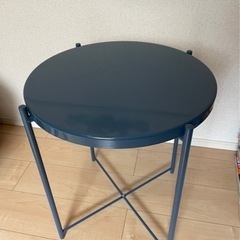 【美品】GLADOM グラドム　トレイテーブル　ブルー  IKEA