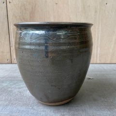 陶器　壺　水瓶　かめ　内径約18.5cm 高さ約19cm 中古品...