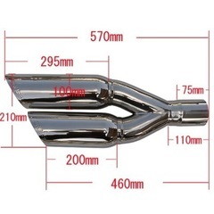 CROSS マフラー　2本セット　