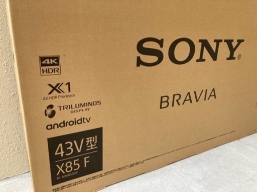 SONY BRAVIA 4K対応液晶テレビ X8500F KJ-43X8500F