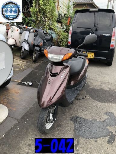 即お取引頂きました。「即日納車可能」30日間の保証の選択有り 愛知県公安委員会許可業者(オートバイ商)☆名古屋市中川区☆GARAGE-ECO千音寺☆軽整備＆点検済み☆ヤマハ　JOG SA36J茶　5-034名古屋市中川区より!!
