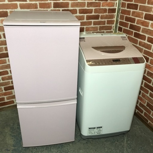 【ご成約ありがとうございます⭕️】SHARP家電セット♪ 冷蔵庫と乾燥機能付き洗濯機