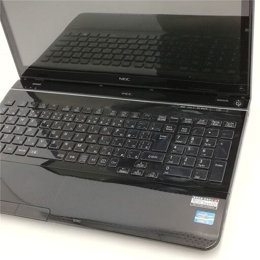 保証付 新品SSD Wi-Fi有 15.6型 ノートパソコン NEC PC-LS550LS1KSB