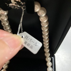 貝パール　ネックレスとイヤリングのセット　未使用箱付き