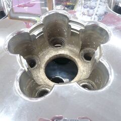 トヨタ セルシオ 純正 17インチ メッキ アルミ付タイヤ4本セット UCF30 センターキャップ欠品 ユーロ 7.5JJ +45 5H 中古 苫小牧西店