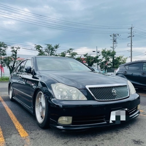 商談中 車検１年付き 18クラウン アスリート 3 000cc ブラック 目立ち度抜群 ネオンワイスピ仕様 車高短ベースに ガリ蔵 亘理の クラウンの中古車 ジモティー