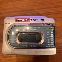 美品　aiwa RS230 アイワ ステレオ カセットプレーヤー...