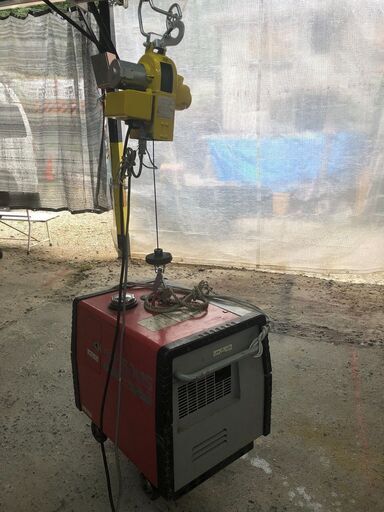 ☆彡トーヨーコーケン ベビーホイスト BH-N300 100V 中古 ウインチ!足場!荷揚げ!!!建築資材・電動工具・