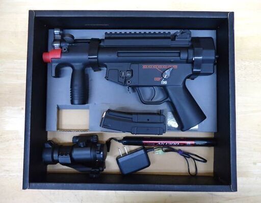 ジャンク 東京マルイ 電動ガン MP5KHC ドットサイト付 ハイサイクル 18歳以上☆ 札幌市 豊平区 平岸 ジャンク 東京マルイ 電動ガン MP5KHC ドットサイト付 ハイサイクル 18