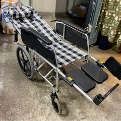 お引取り限定 美品 松永製作所 介助型車椅子 MW-14 介護用 リクライニング/90〜160° 