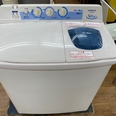 I392 ☆ HITACHI 二層式洗濯機 青空 （5.0㎏）☆ 2013年製 ⭐