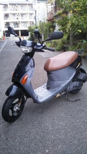 【配送可能\u0026整備済み】　スズキ　レッツ4　紺　社外マフラー　インジェクション　原付　バイク　50cc　スクーター