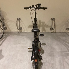 〔22日まで購入希望者は値下げします！〕ハマー折り畳み自転車〔前方・後方ライト付き、固定携帯パッド付き〕