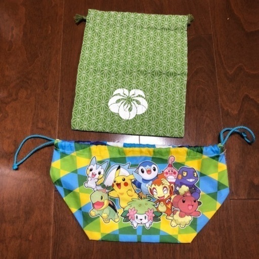ポケモン巾着袋とオマケ巾着袋 Yu 武蔵小杉の生活雑貨の中古あげます 譲ります ジモティーで不用品の処分
