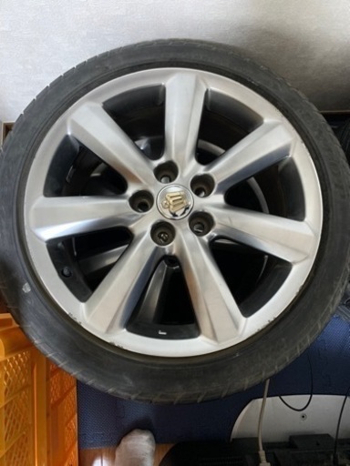車のパーツ 18クラウンアスリート 純正ホイール 225/45R18 4本 直接 
