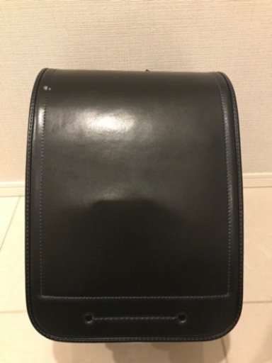 ランドセル　池田屋　黒にブルーのステッチ　差し上げます