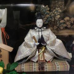 人形 平安清玉作 おひなさま ガラスケース入り
