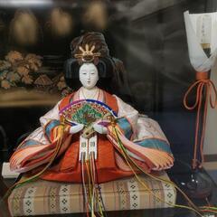 人形 平安清玉作 おひなさま ガラスケース入り