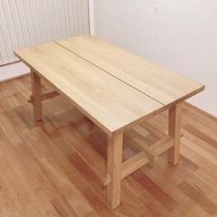 IKEAダイニングテーブル＋SKOVBYチェア4脚