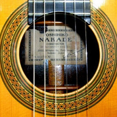 中出敏彦先生の手工製クラシックギター（NO３０型）