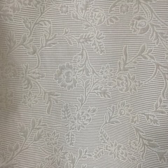 決定　IKEA  イケア　カーテン  ホワイト　花柄　2枚組