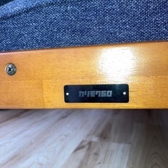 引き取り限定　カリモク60 kチェア 2シータータープブルー