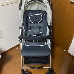 美品】ピジョン A型ベビーカー カルナス グレー 生後1ヶ月から
