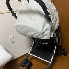 美品】ピジョン A型ベビーカー カルナス グレー 生後1ヶ月から