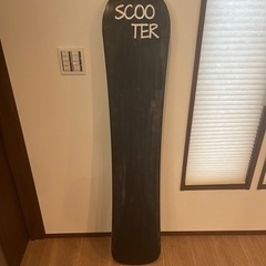 【ネット決済・配送可】SCOOTER SCT 153 国産スノーボード