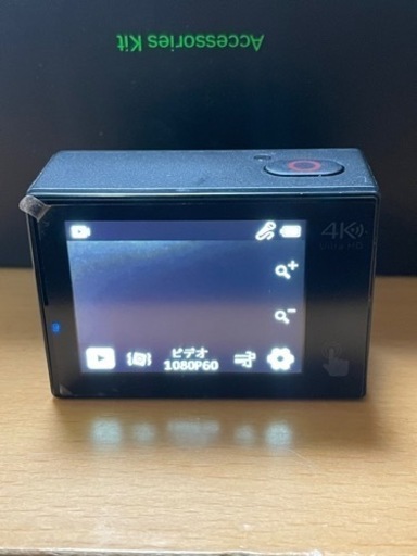 値下げ！　アクションカメラ 4K 60fps 20MP解像度 EIS 6手ブレ補正 タッチパネル式 ８倍デジタルズーム 外部マイク リモコン付き WiFi搭載 - 豊橋市