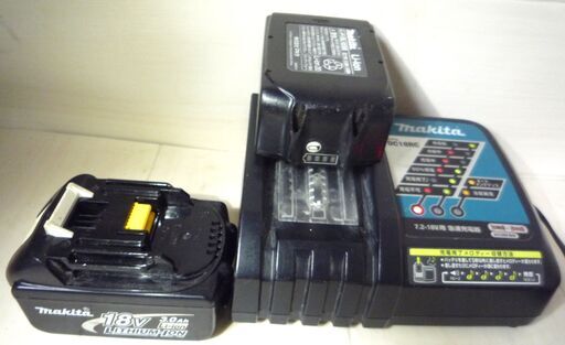 ☆マキタ Makita DC18RC 急速充電器\u0026バッテリー2個付き BL1830\u0026BL1830B◆最高峰工具ブランド