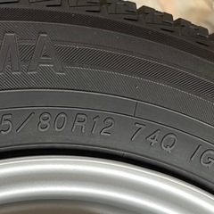 ホンダ純正ホイール付きスタッドレスセットヨコハマアイスガードIG50プラス　145/80R12