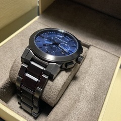 BURBERRY 腕時計 BU9365  クロノグラフ  ダークグレー×ブルー