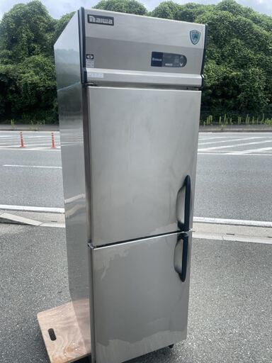 ☆中古品 大和冷機 業務用冷蔵庫 ダイワ 2枚扉 2015年 600ｘ800ｘ1905ｍｍ 485L 100V 動作問題なし☆