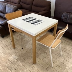 木目の足がオシャレ 良い家具です 定価65 000円 ダイニング3点セット 食卓テーブル 伸縮 拡張式 チェア リサイクルマート和白 和白のテーブル ダイニングテーブル の中古あげます 譲ります ジモティーで不用品の処分