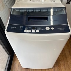 洗濯機 19年製 AQUA 4.5kg aqw-bk45g